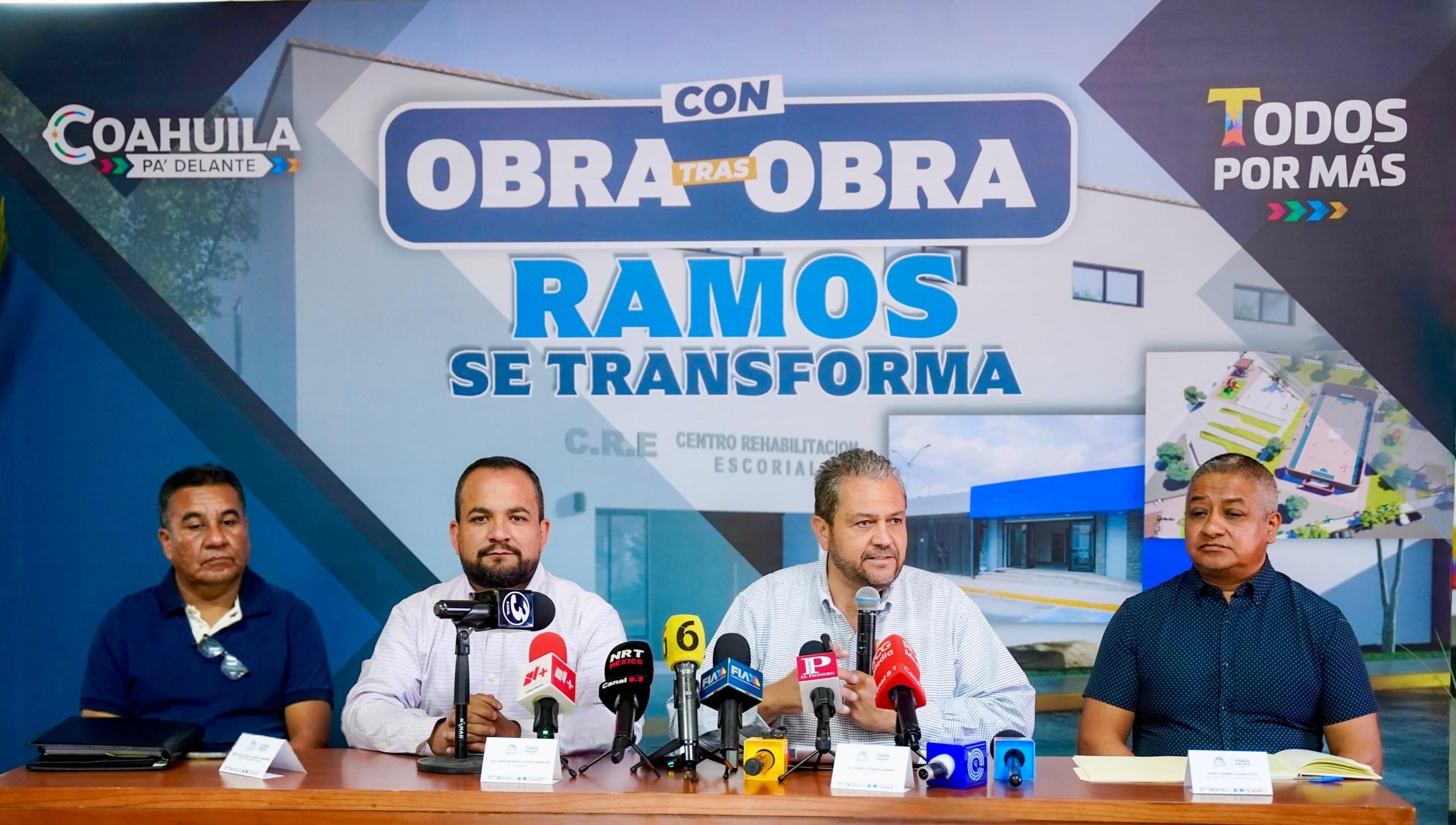 Presenta Tomás “Con Obra Tras Obra, Ramos se Transforma”