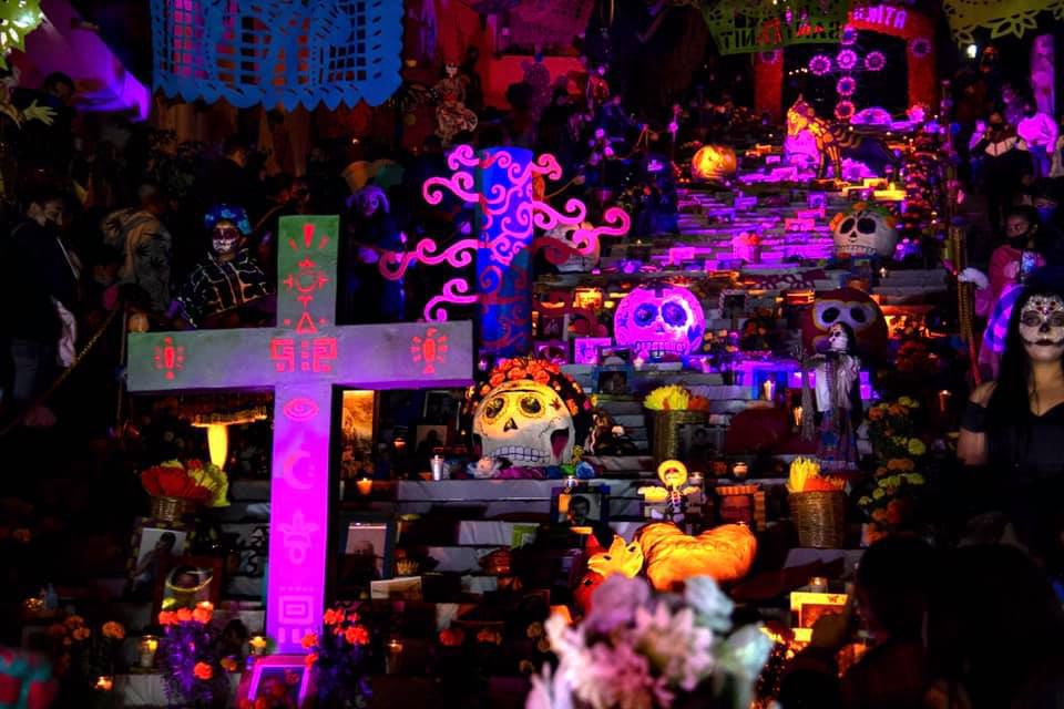 Esperan 80 mil visitantes en altar monumental de Santa Anita