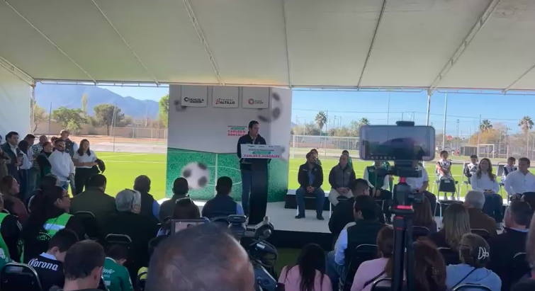 Saltillo recupera espacios: entregan rehabilitación del Parque Carlos R. González