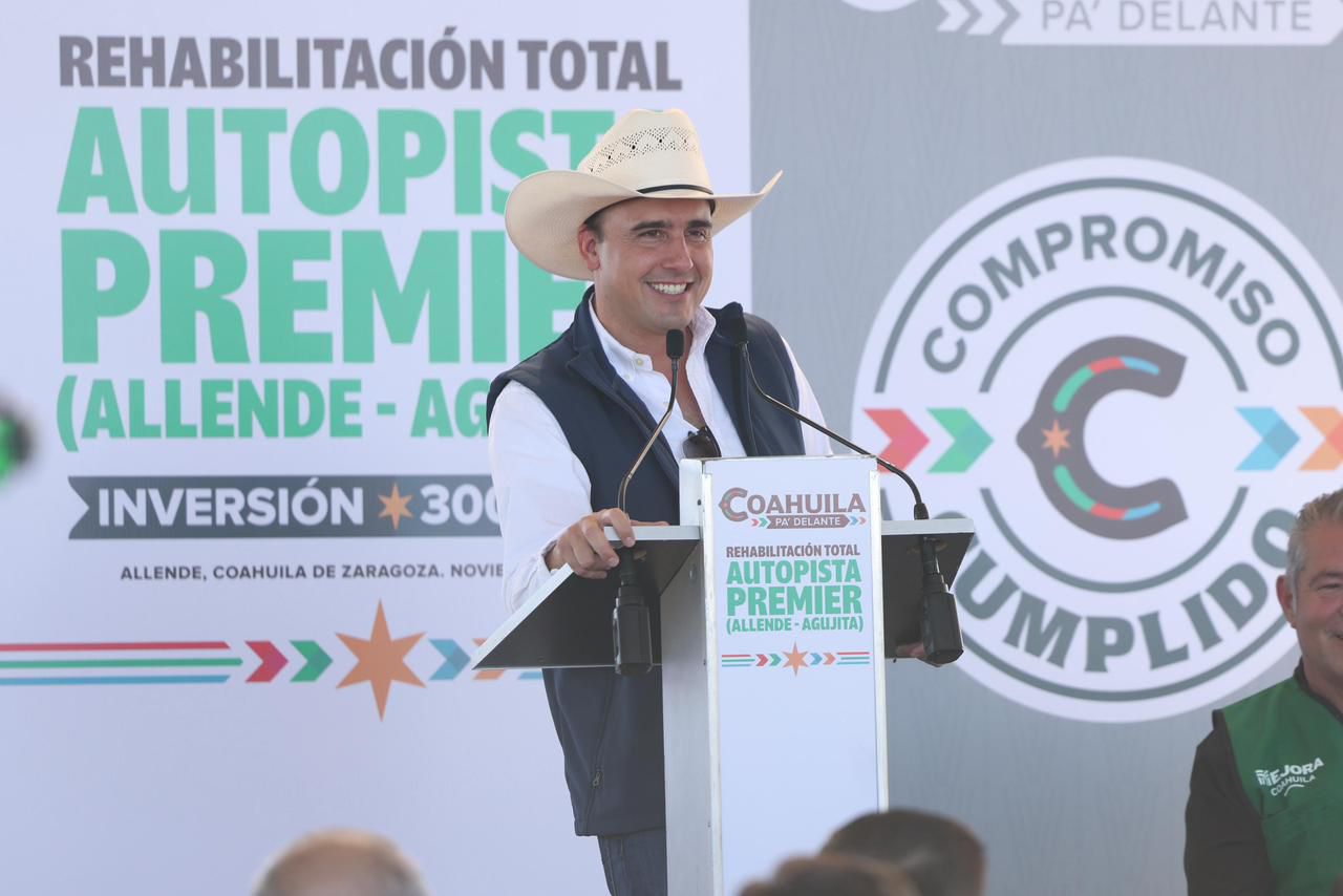 ¡Compromiso cumplido! Entrega Manolo la rehabilitación total de la autopista Premier