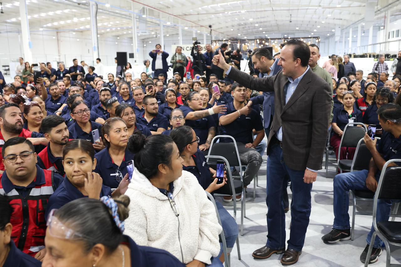 Siguen llegando nuevos empleos a Coahuila: Manolo