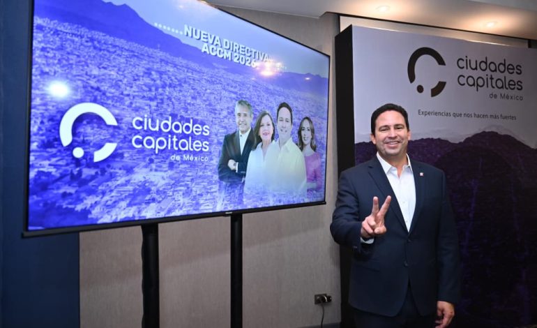 Presidirá Javier Díaz la Asociación de Ciudades Capitales de México