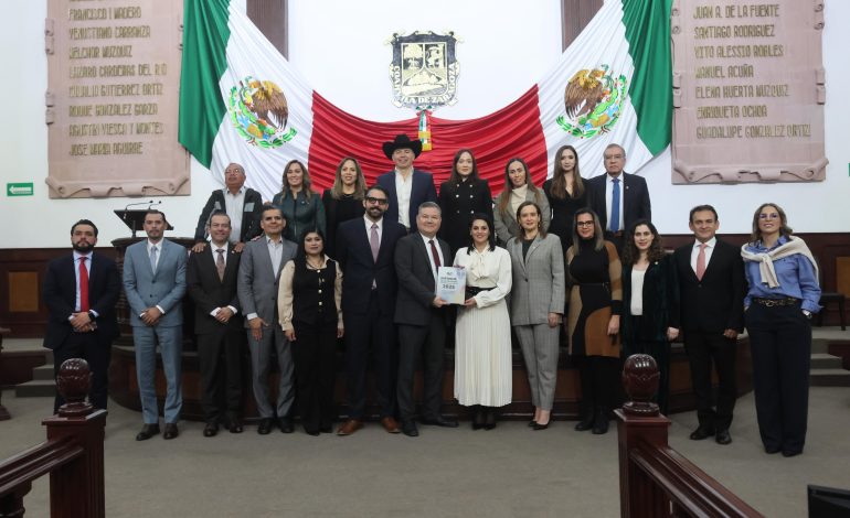 Recibe Congreso Informe de Derechos Humanos