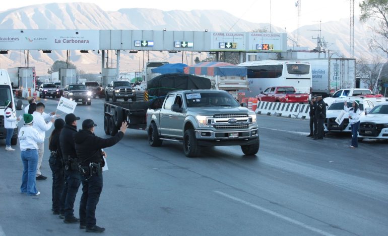Coahuila da la bienvenida a miles de paisanos con operativo especial de seguridad