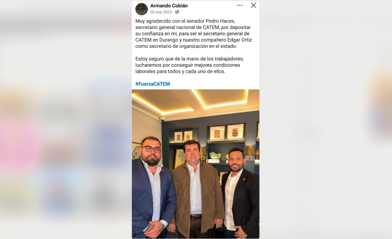 Detienen al “Limones” lider de la CATEM y extorsionador en la Laguna