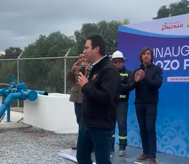 Inauguran el Pozo Praderas: más agua y mejores servicios para Saltillo