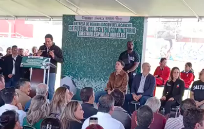 ENTREGAN CANCHA SINTÉTICA