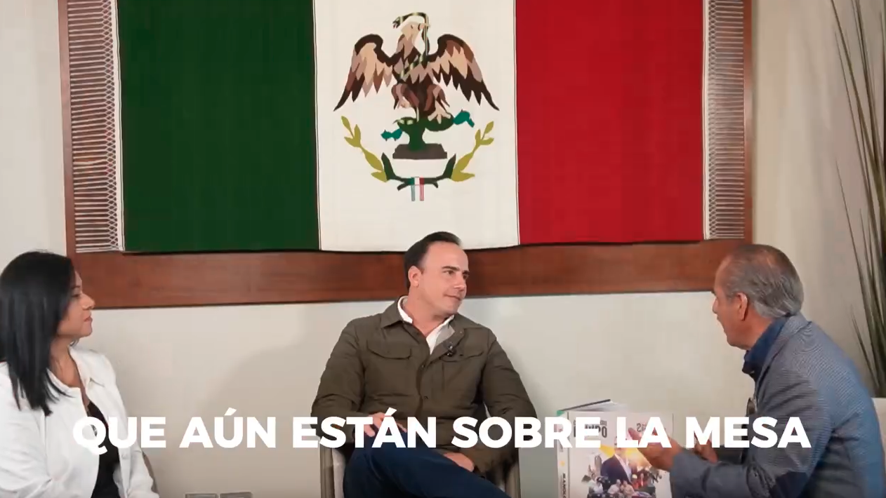 A dos años de Gobierno Manolo Jiménez Salinas concede una entrevista exclusiva a Grupo Región