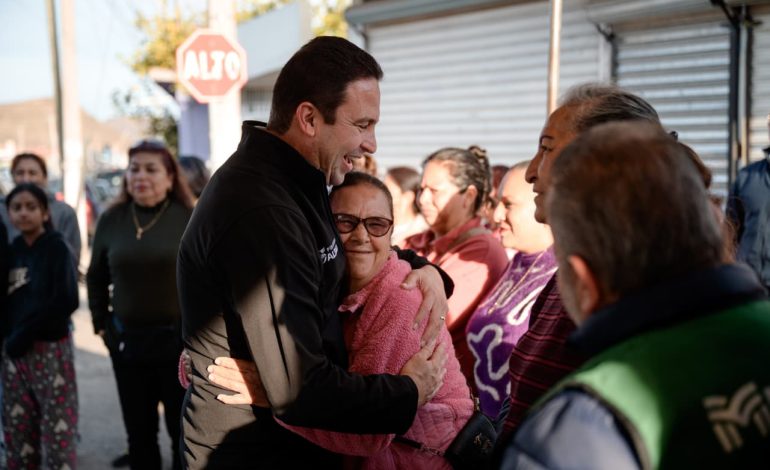 Seguiremos con más obra en todos los sectores de Saltillo: Javier Díaz