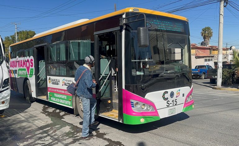 Cuidan usuarios autobuses del “Aquí Vamos Gratis”