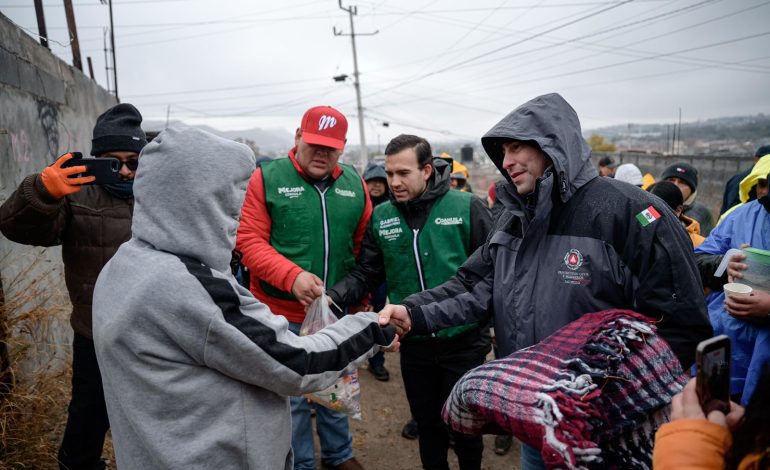Enfrentan frío con operativo estatal de Mejora