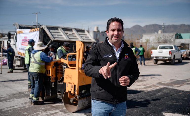 Arranca Javier Díaz programa de rehabilitación de vialidades 2026