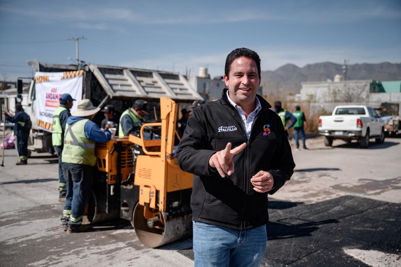 Arranca Javier Díaz programa de rehabilitación de vialidades 2026