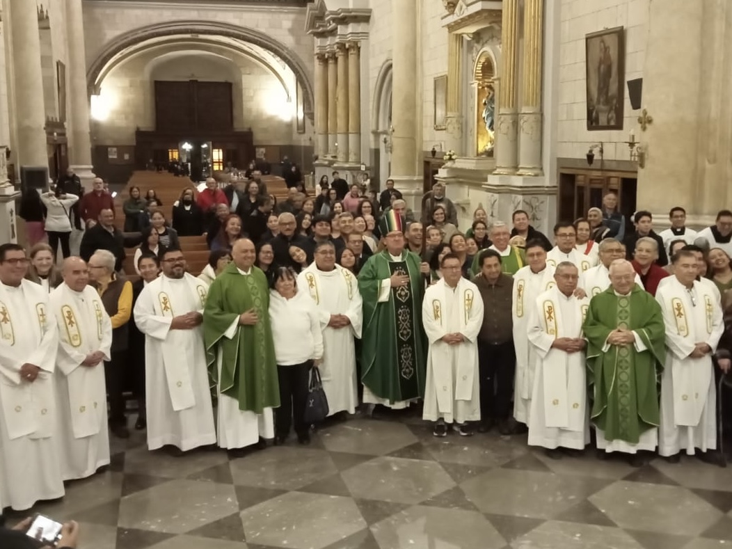 Celebra obispo 5 años al frente de la Diócesis