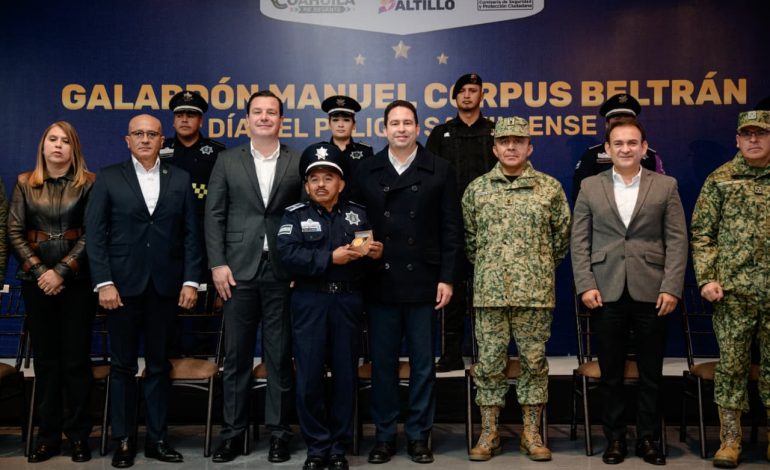 Anuncia Javier Díaz más de mil 100 mdp en seguridad para Saltillo en 2026