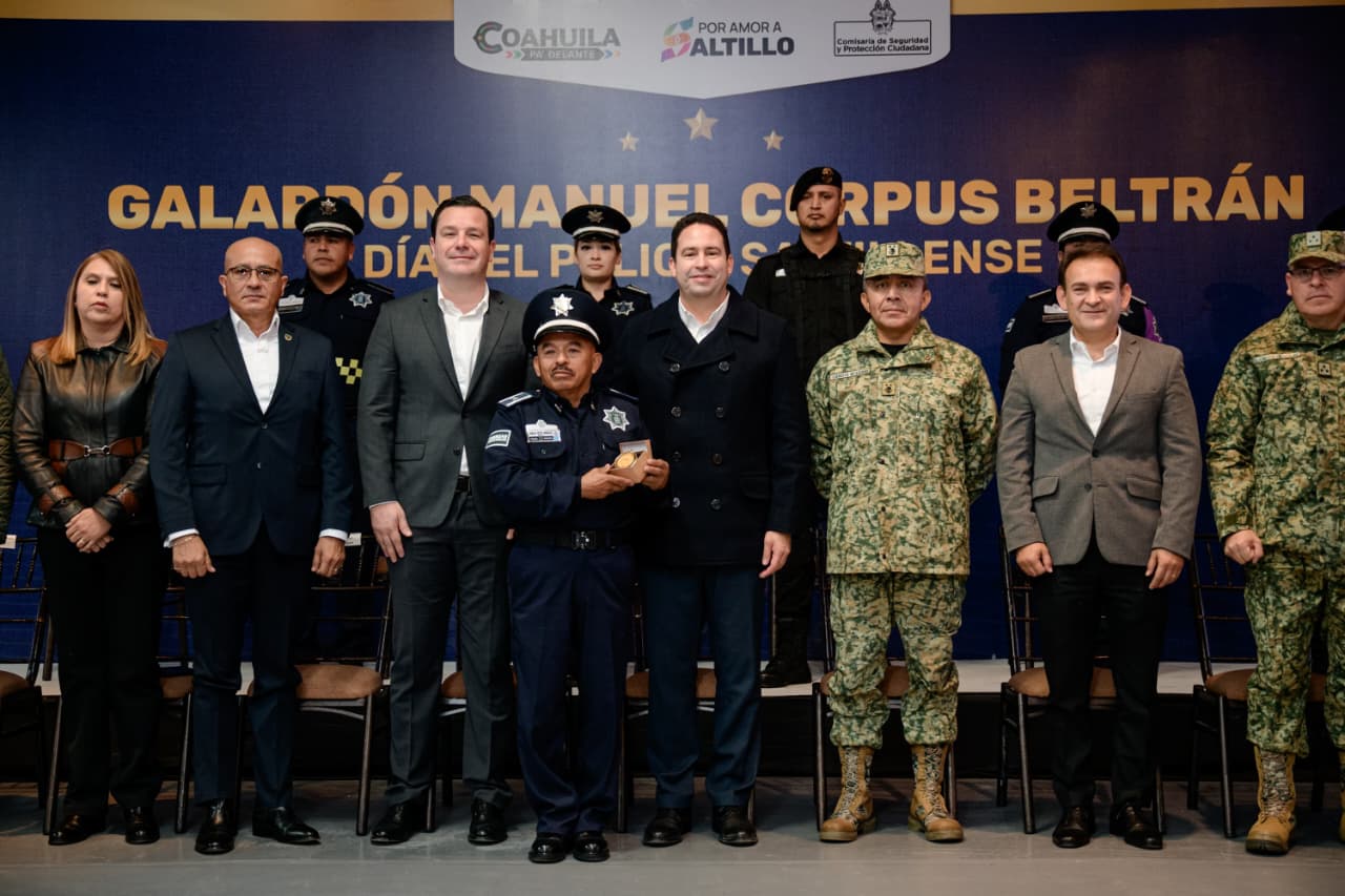 Anuncia Javier Díaz más de mil 100 mdp en seguridad para Saltillo en 2026