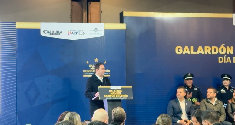 Conmemoran el Día del Policía Saltillense y entregan el Galardón Manuel Corpus Beltrán