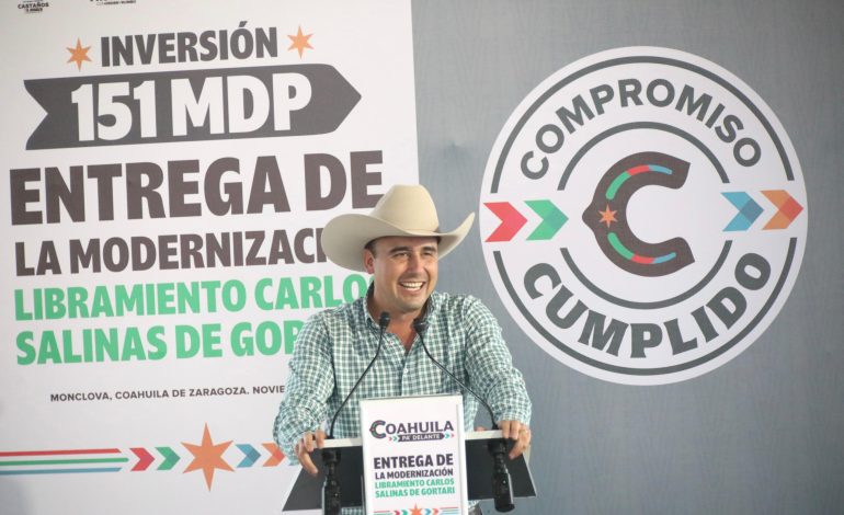 Vienen mega obras para Coahuila: Manolo