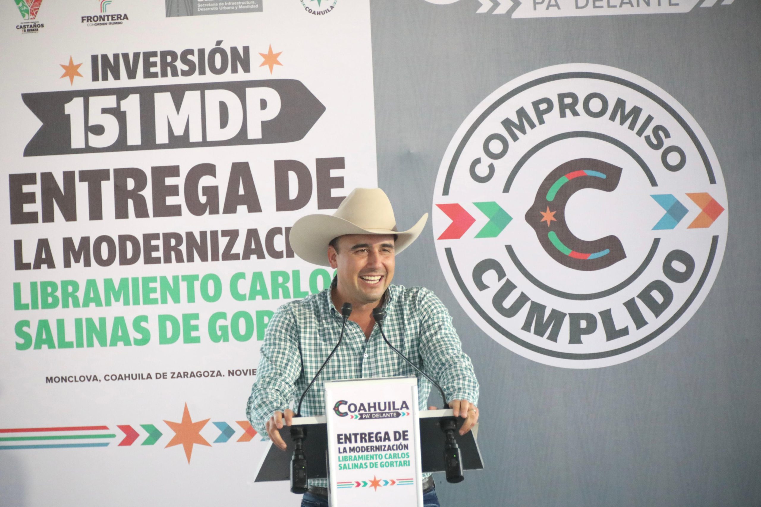 Vienen mega obras para Coahuila: Manolo