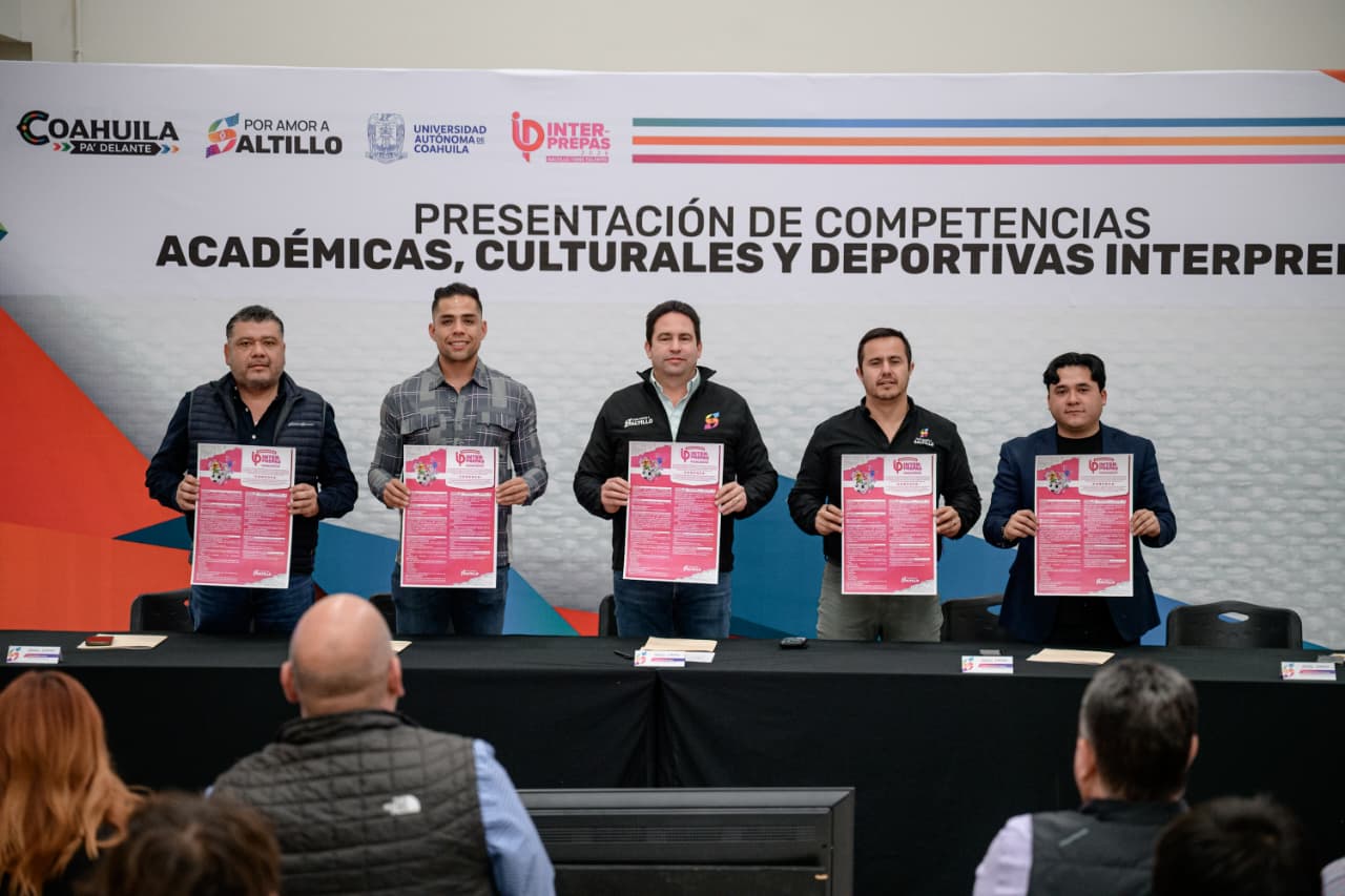 Presenta Javier Díaz el Torneo Interprepas “Saltillo Tiene Talento” 2026