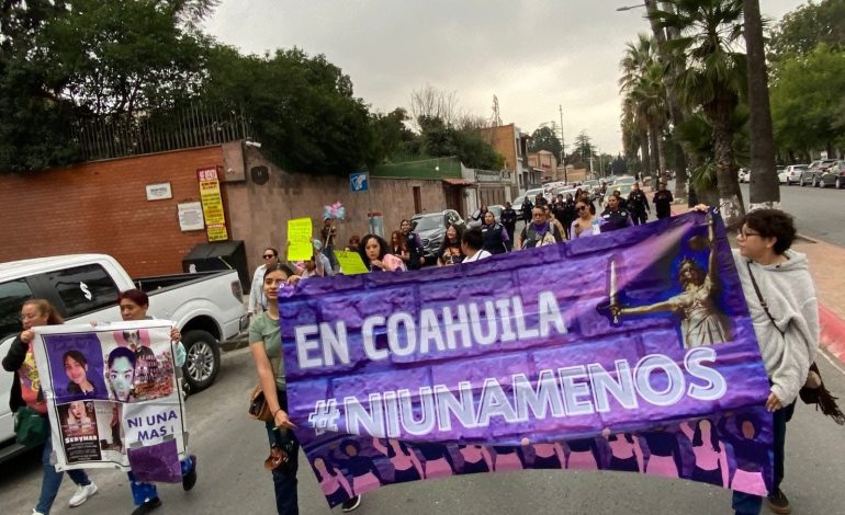 Piden feministas solo mujeres  en marcha 8M