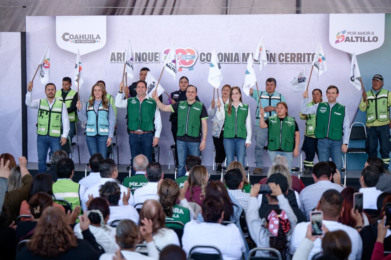 Arrancan Manolo y Javier “Colonias al 100” en Misión Cerritos