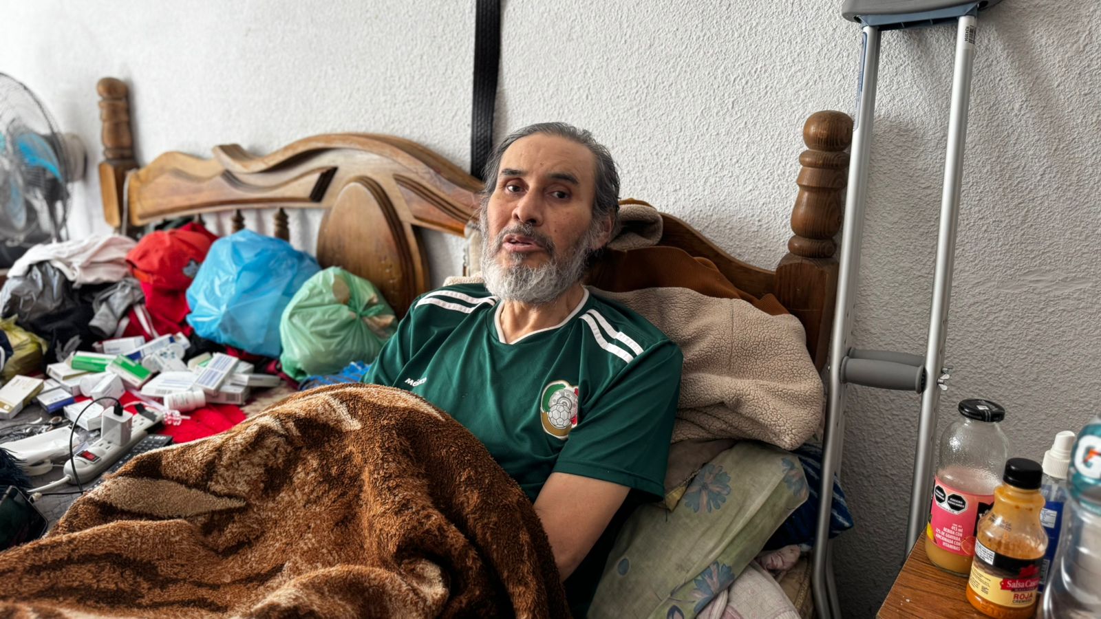 “No quiero morir solo”: don Mario pide ayuda urgente