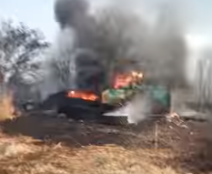 Arde pipa con chapopote en Ramos Arizpe; descartan explosión en planta