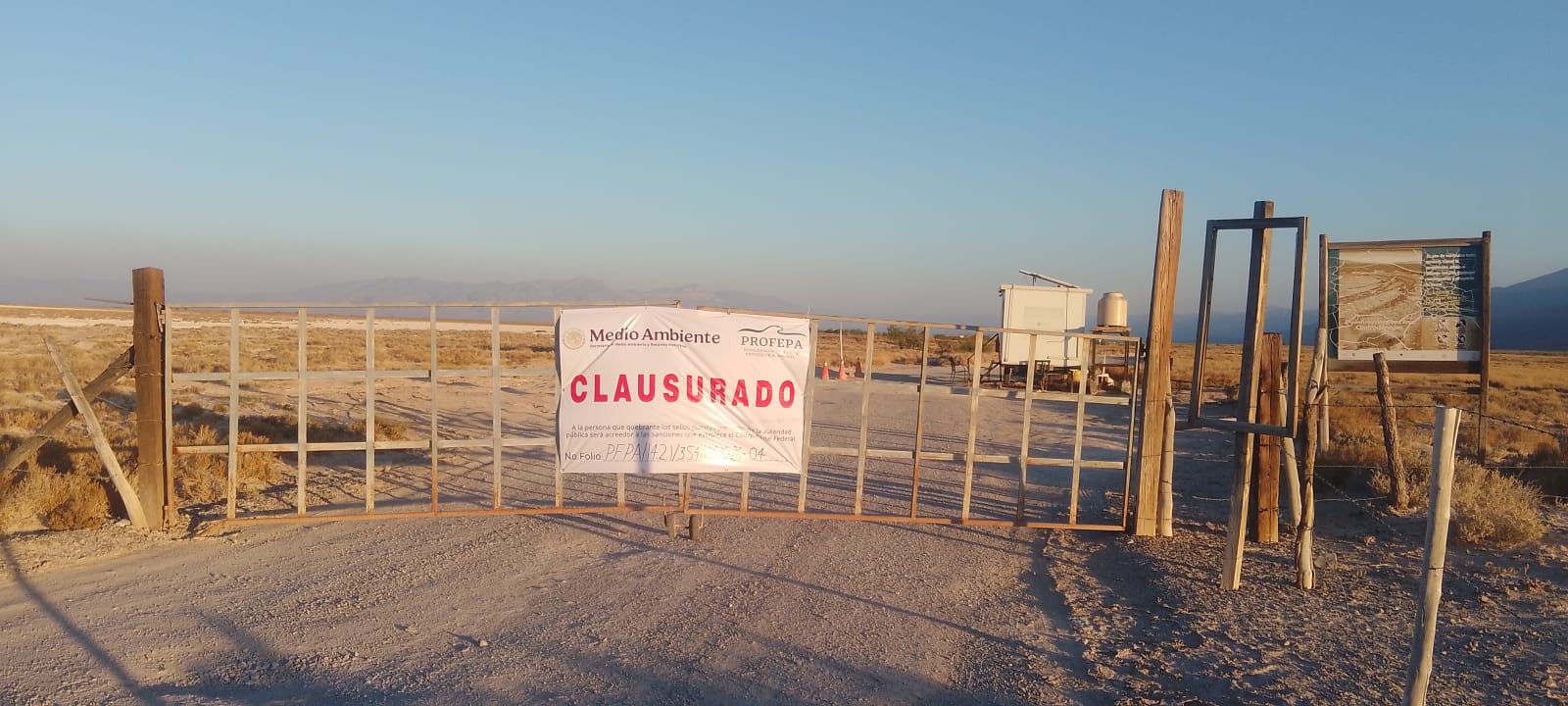 Clausuran el Río Mezquites