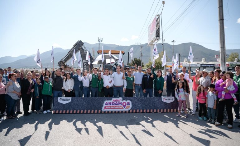 Arranca Javier Díaz puente peatonal en el Emilio Arizpe de la Maza