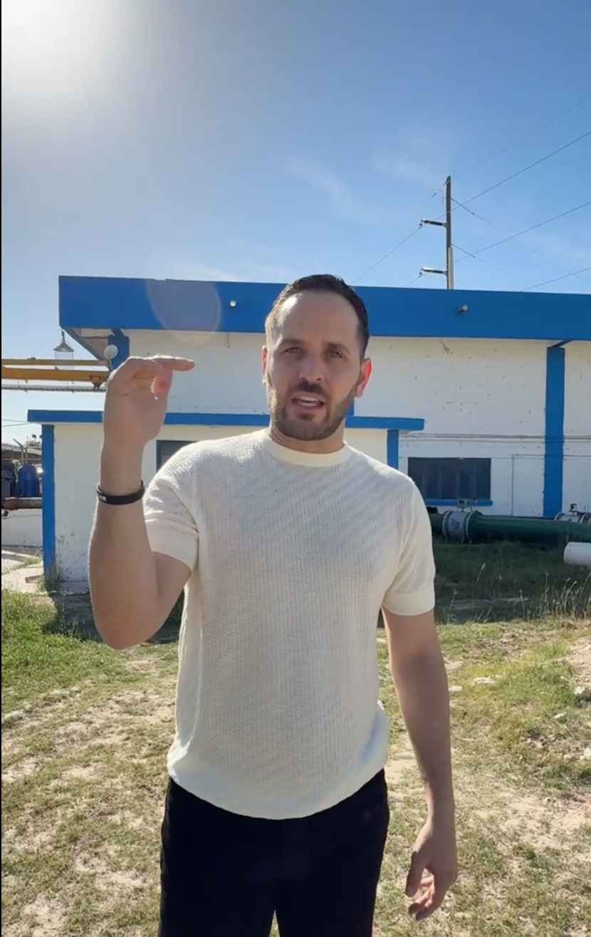 Exhibe Jacobo crisis del agua; admite iniciarla 