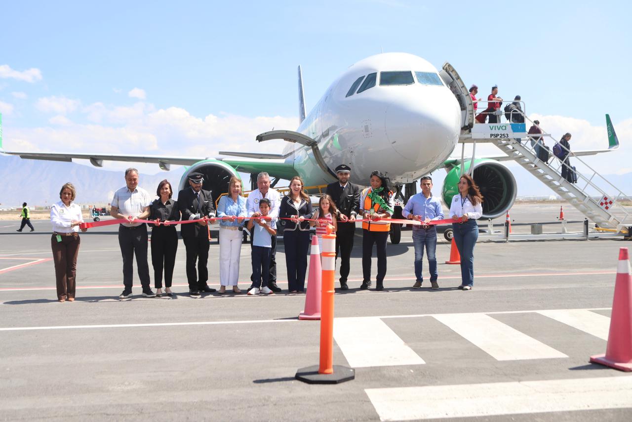 Aterriza primer vuelo Cancún-Saltillo