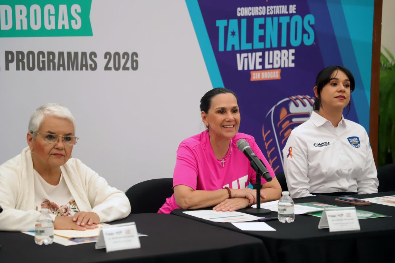 Con el programa “Vive Libre Sin Drogas” fortalece la prevención y atención de adicciones