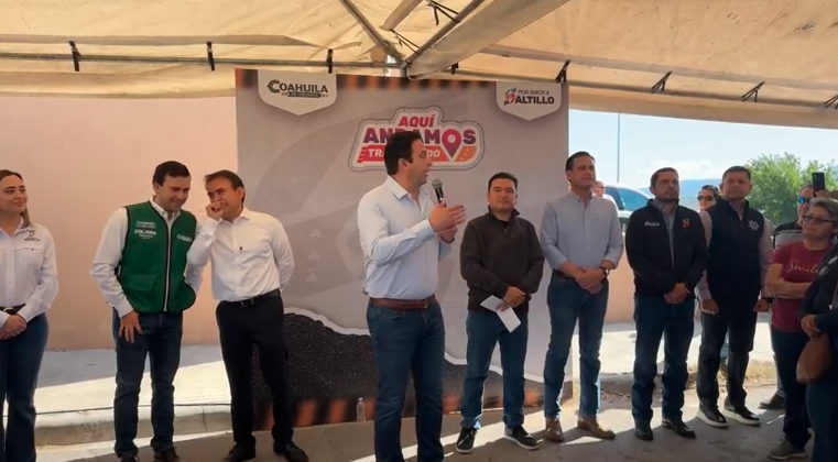 Arranca obra de puente peatonal en Emilio Arizpe; refuerzan seguridad vial en Saltillo