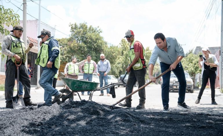 Avanza en Saltillo la rehabilitación de vialidades: Javier Díaz