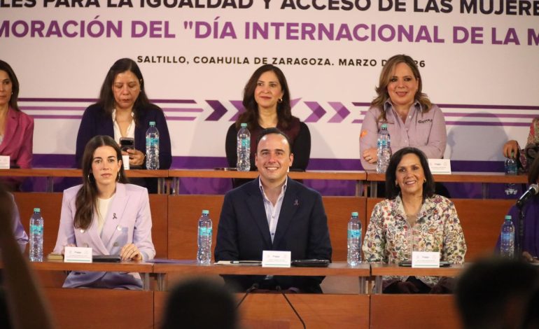 En Coahuila trabajamos todos los días por el bien de las mujeres: Manolo