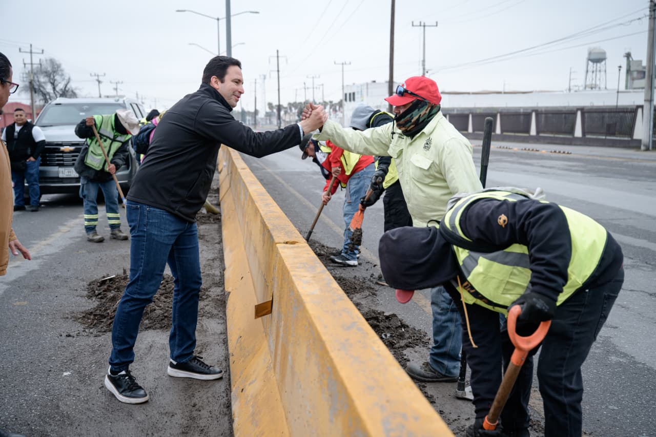 Supervisa Javier Díaz cuadrillas de “Aquí Andamos”