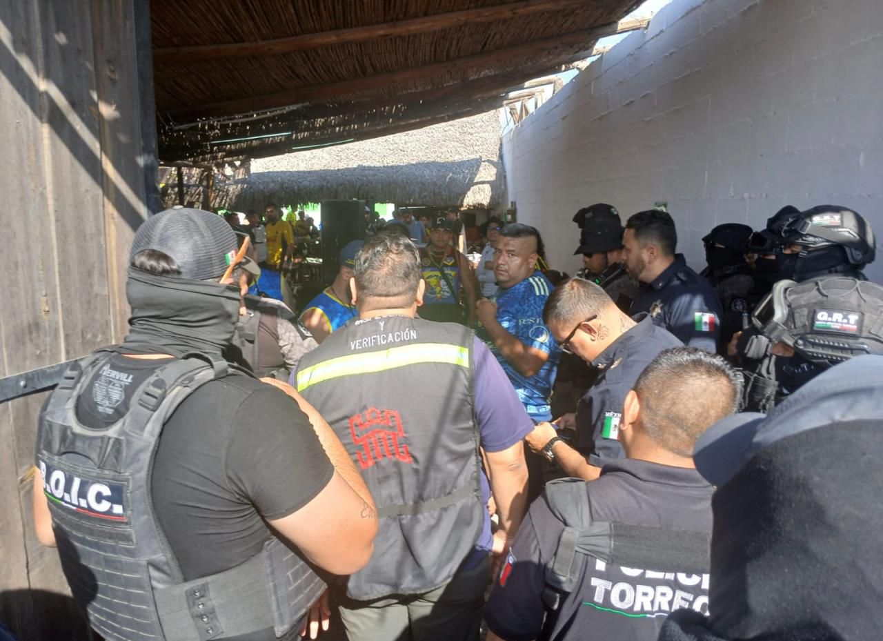 Clausuran quinta en Torreón con porra del América por desmanes