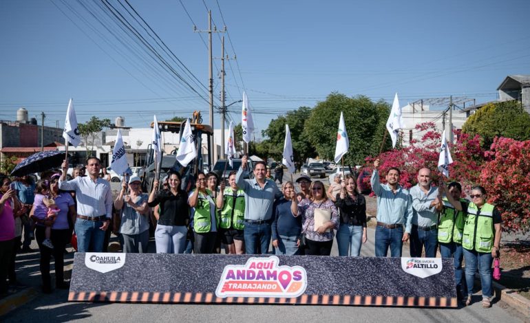 Recarpetea Javier Díaz todo el bulevar Oceanía y calles de ese sector