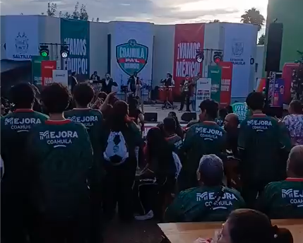 CARAVANA ¡VAMOS EQUIPO! ¡VAMOS MÉXICO!  Multideportivo El Sarape