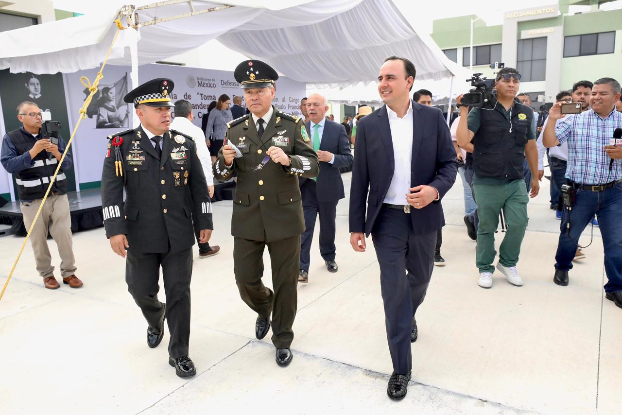 En coordinación con el Ejército mantenemos a Coahuila como el estado más seguro: Manolo