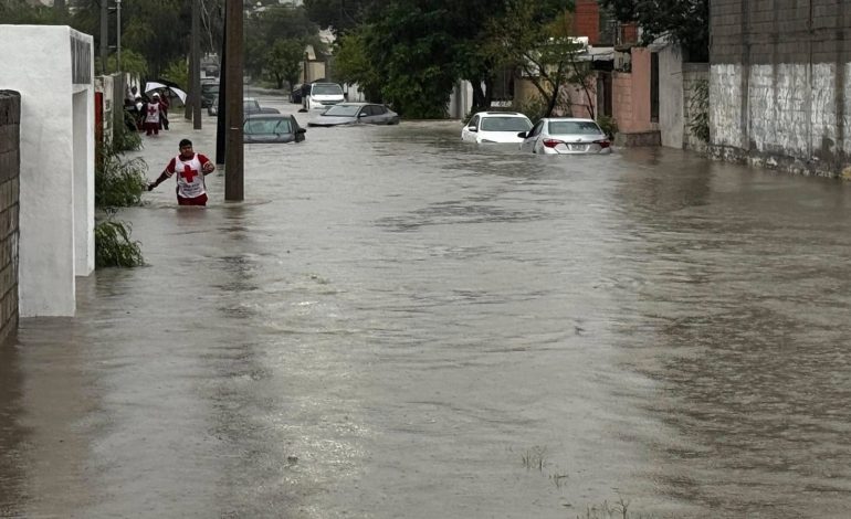 Azotan lluvias a Coahuila; hay un muerto en Piedras Negras