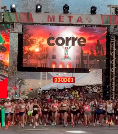 ¡Saltillo corre con fuerza! Arranca la 21K con más de 7 mil participantes
