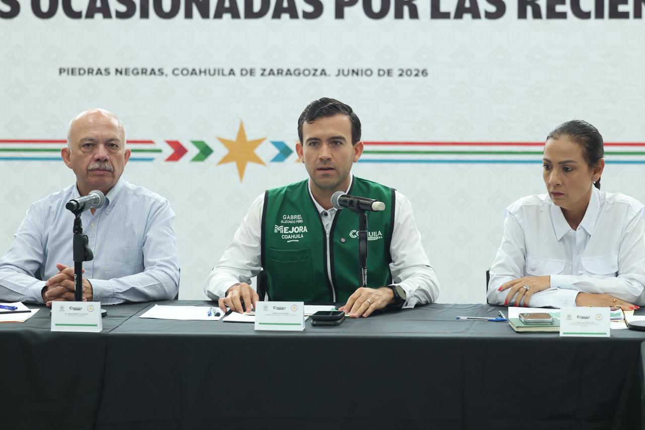 Gobierno de Coahuila, Fuerzas Armadas y municipios atienden en conjunto contingencia por lluvias