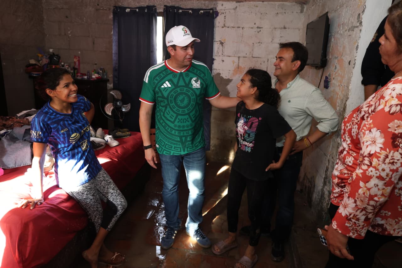 Atiende Alcalde Javier Díaz colonias del surponiente por lluvias; no hay lesionados