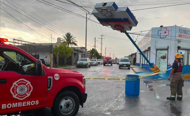 Azota tromba Monclova y Frontera; sin lesionados