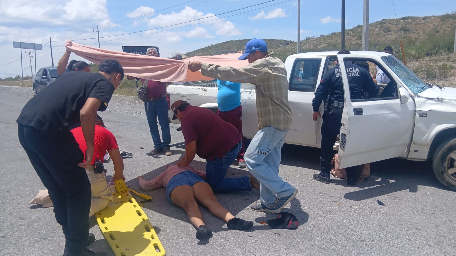 Muere joven en accidente en moto; conductor era menor de edad