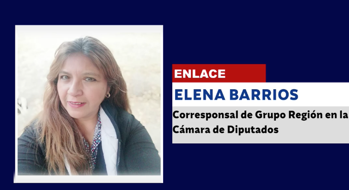ELENA BARRIOS, Corresponsal de Grupo Región en la Cámara de Diputados
