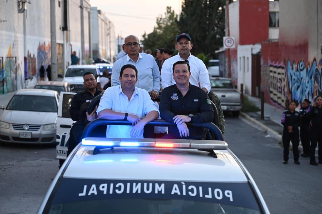 Encabezan Alcalde y Fiscal, con mandos militares, operativo coordinado en el oriente de Saltillo