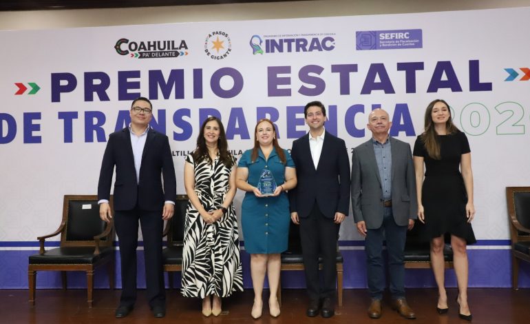Coahuila refuerza su compromiso con la transparencia